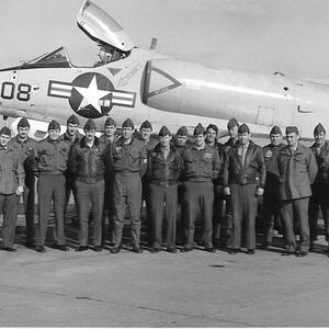 a4 vma131 qg08 pilots circa72 standing b beavis