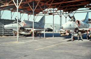 A-4E BuNo 51186 WP-01 and WP-04