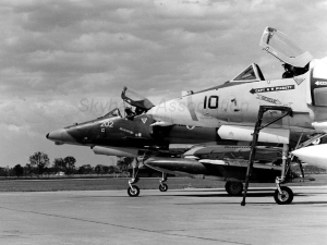 RNZAF A-4K 157905 NZ6202 and VMA-223 A-4M 159490, WP-10